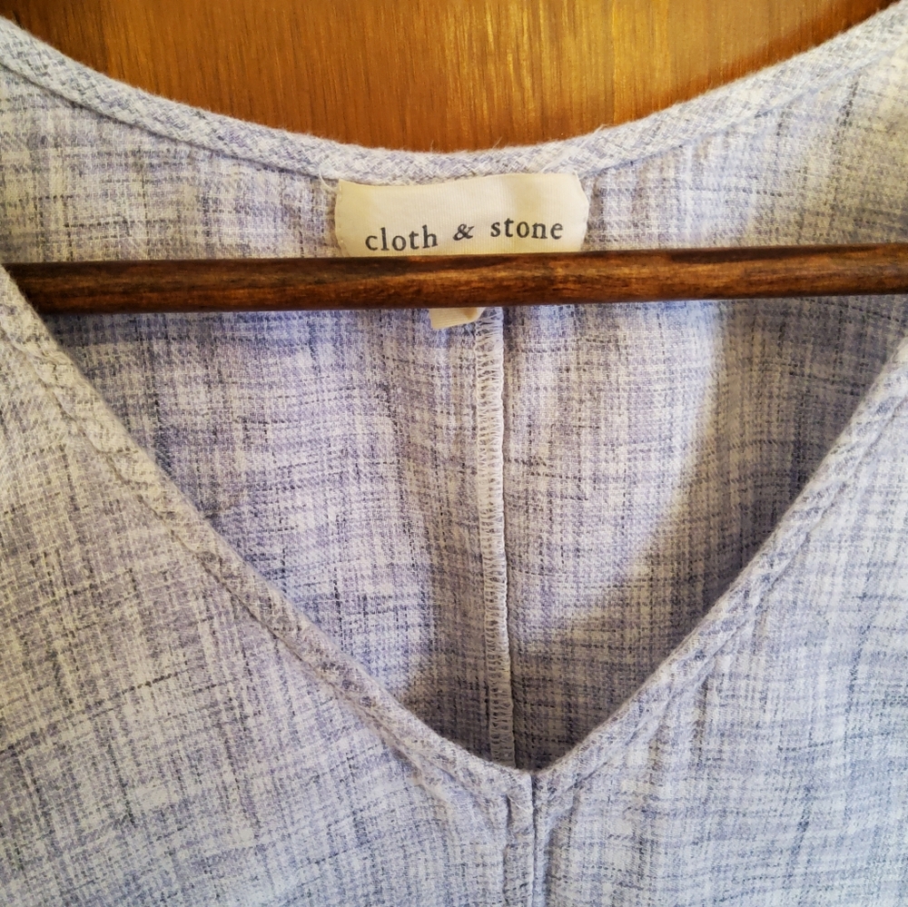 Anthropologie Cloth And Stone Tank Beautiful Used Condition Size S - Picture 4 of 11